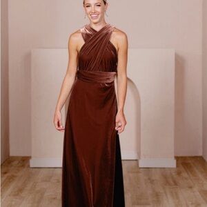 Revelry Micah Convertible Velvet Dress